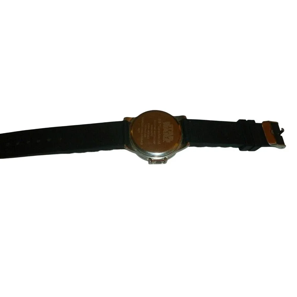 Star Wars Darth Vader Flip Cover Digital Watch Black Silicone Accutime DAR4260TG